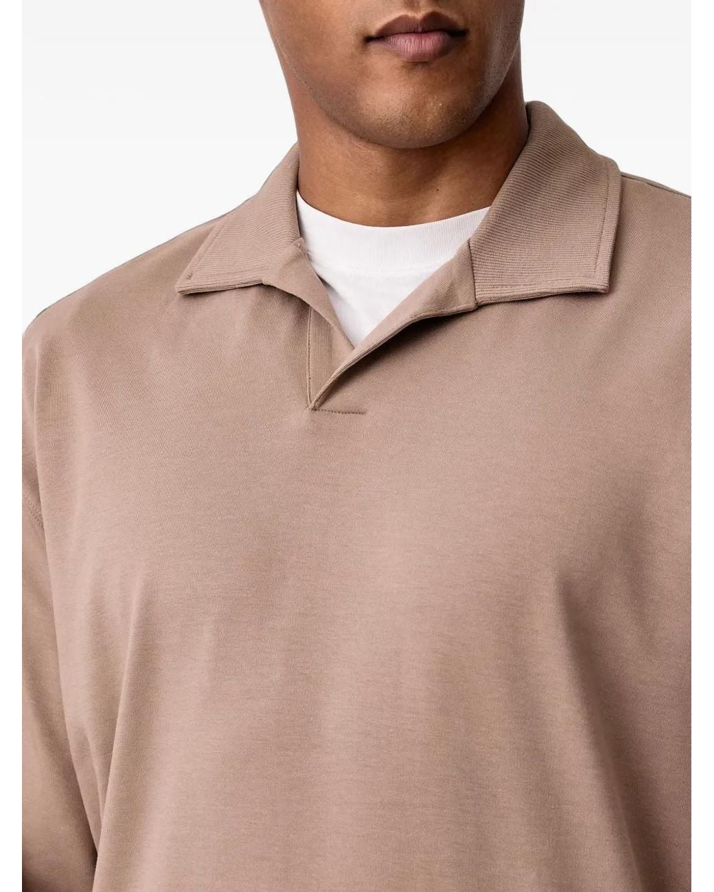 Marc O' Polo Natural Polo-Collar Sweater for men