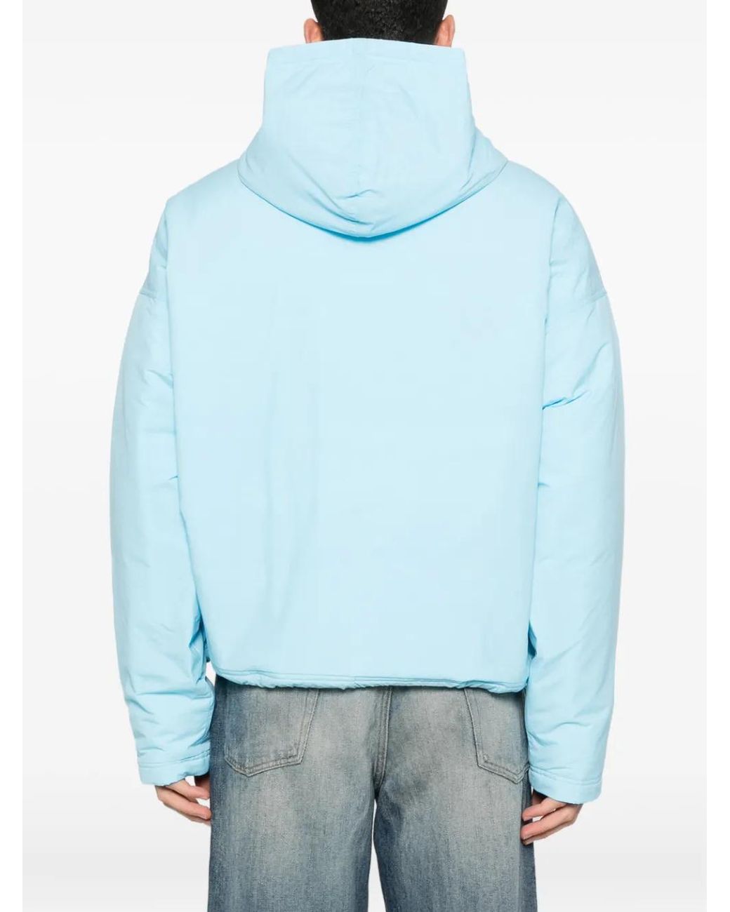 Chaqueta Con Capucha Y Logo Nike de hombre de color Blue
