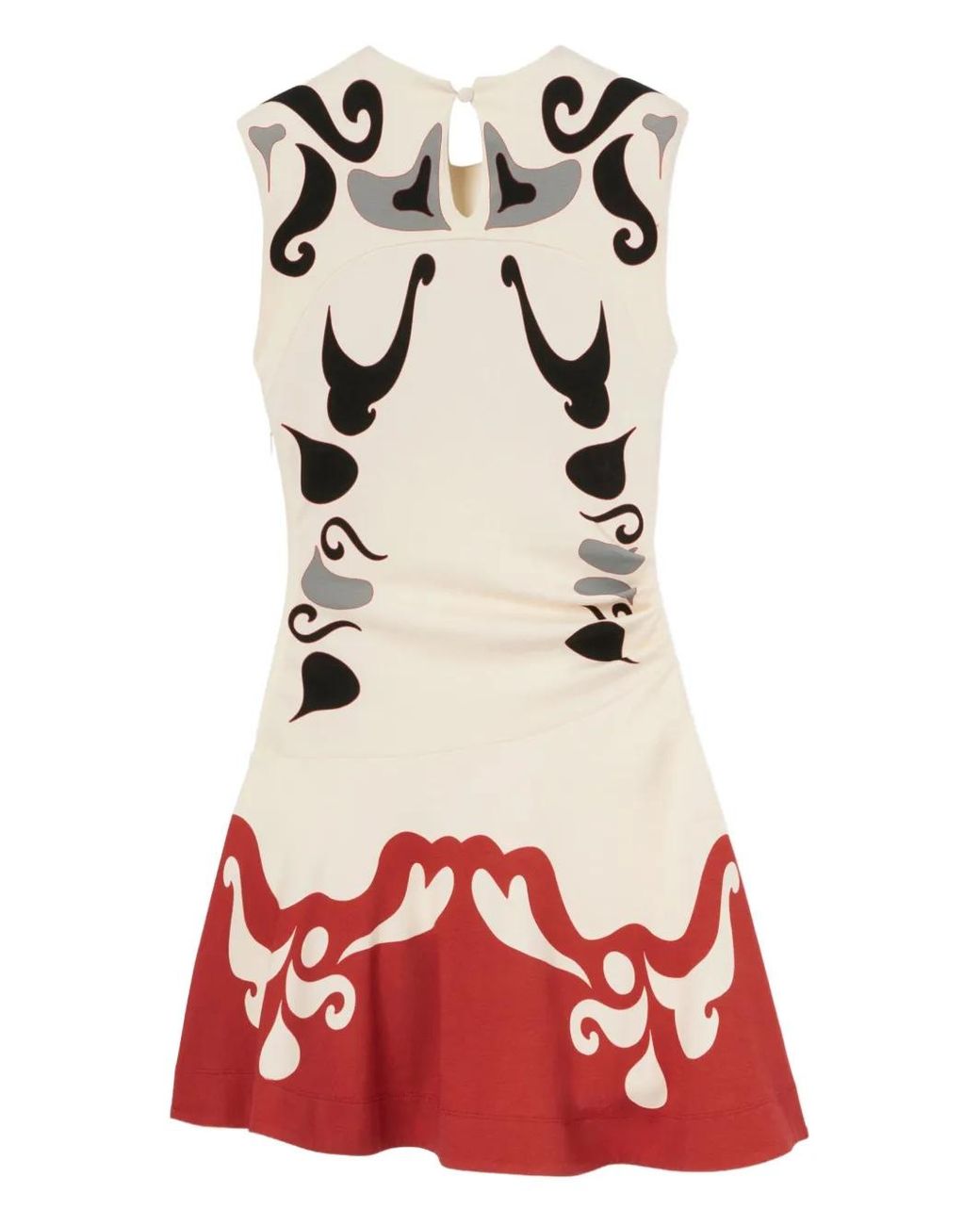 LaDoubleJ Lela Mini-Jurk in het Red