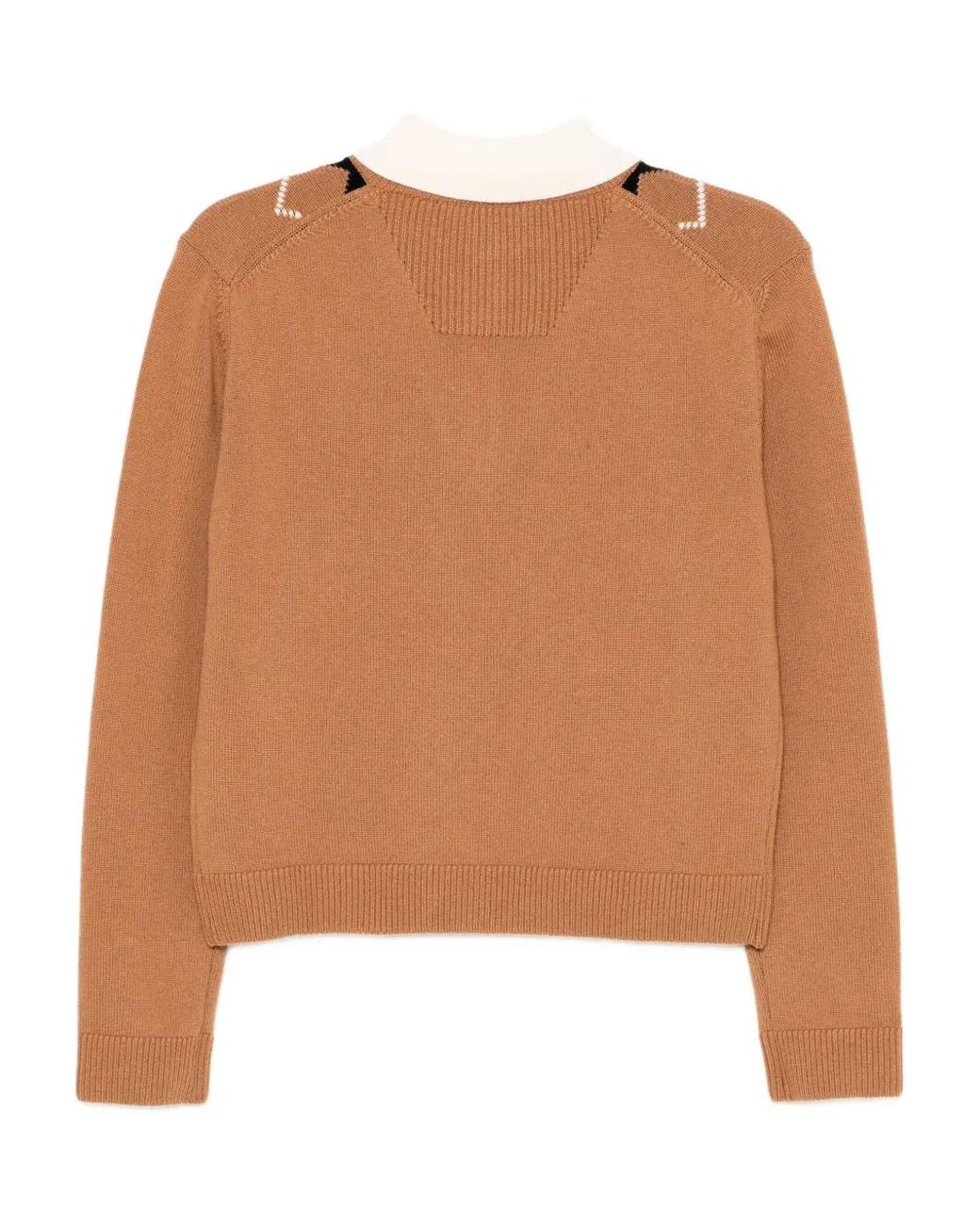Juun.J Brown Layered Polo Top