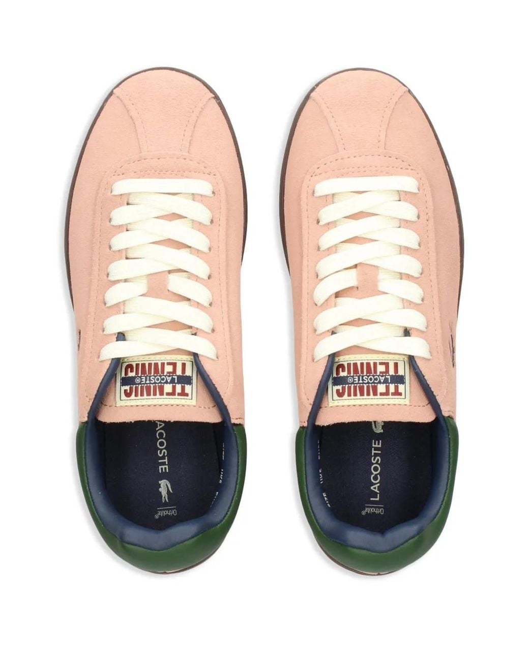 Lacoste Brown Baseshot Suede Sneakers