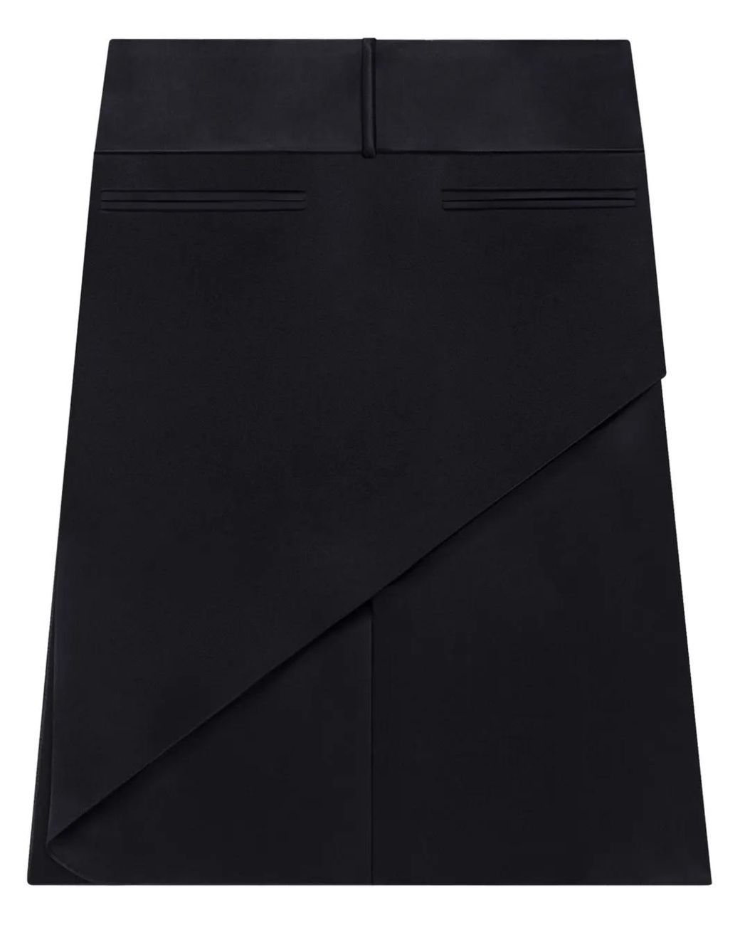 Courreges Midi-Rok in het Black