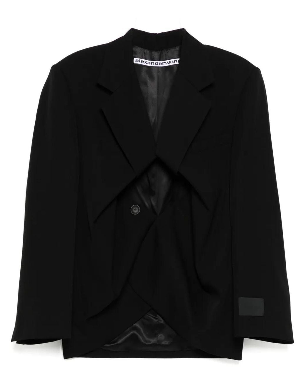 Alexander Wang Black Sakko Mit Schlitz