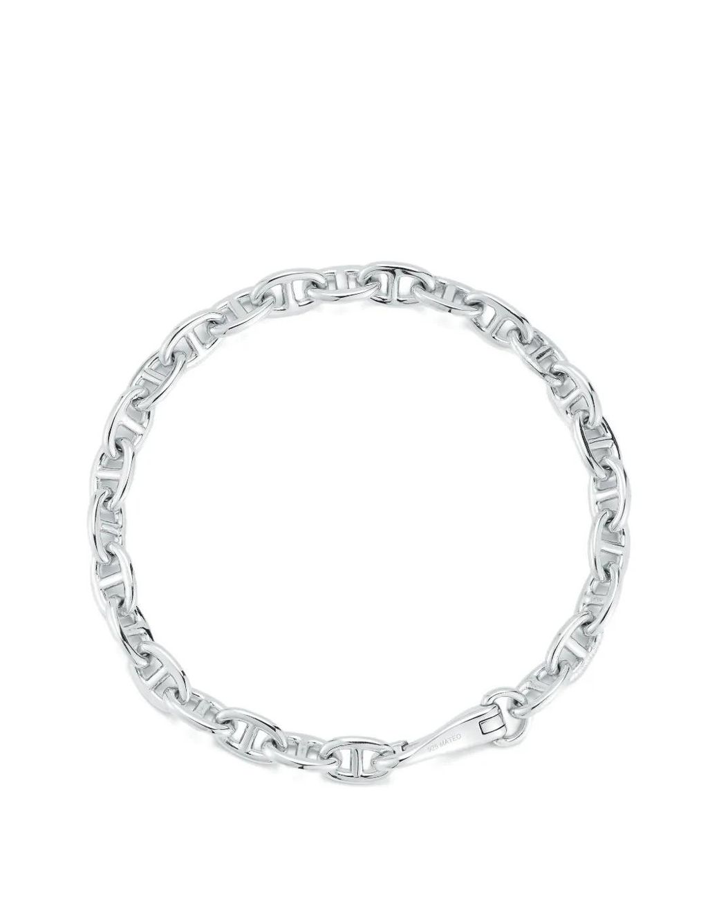 Mateo Metallic Small Anchor-Link Bracelet for men