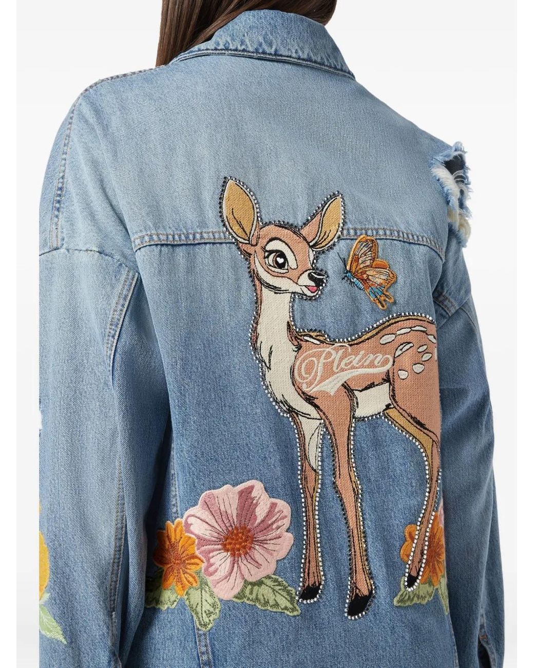Philipp Plein Blue Roedge Jacket Fairy