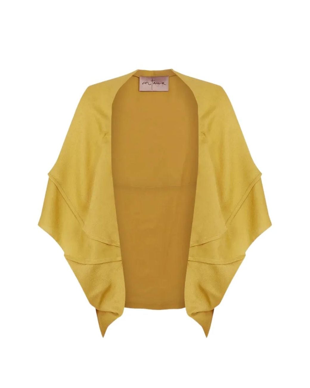 Cortana Yellow Banane Horizontal-Cut Cape