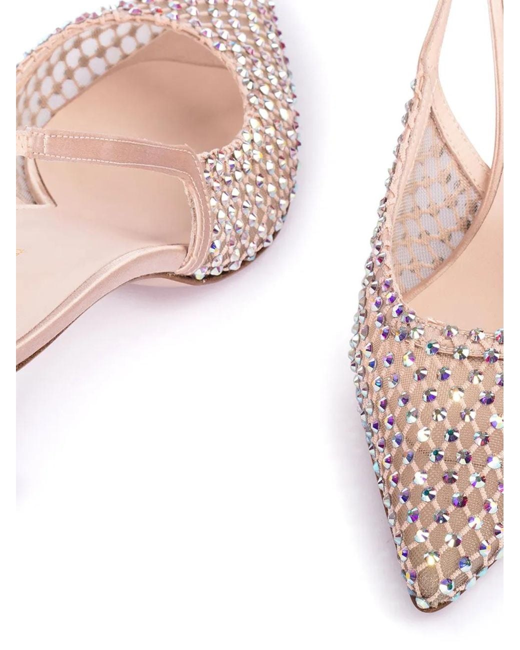 Le Silla Pink Gilda Crystal-Embellished Pumps