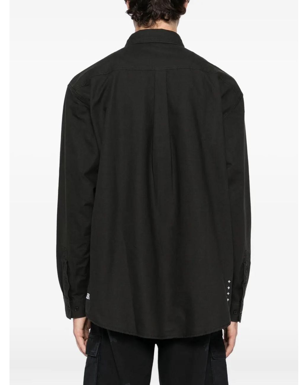 Ksubi Ksignature Button-Down Overhemd in het Black voor heren