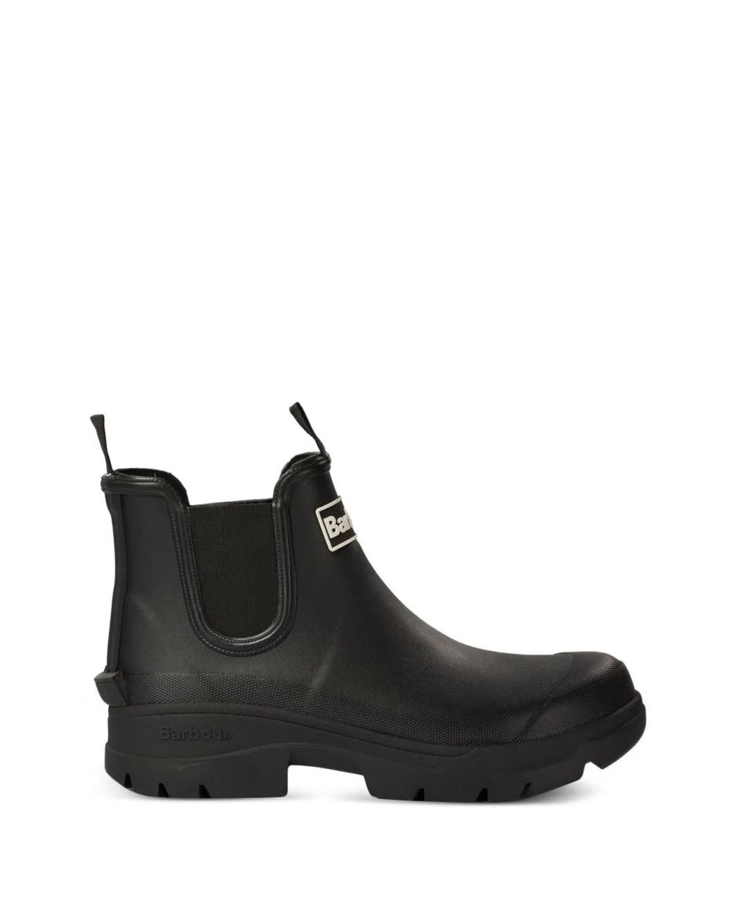 Barbour Black Nimbus Regenstiefel Mit Logo-Patch