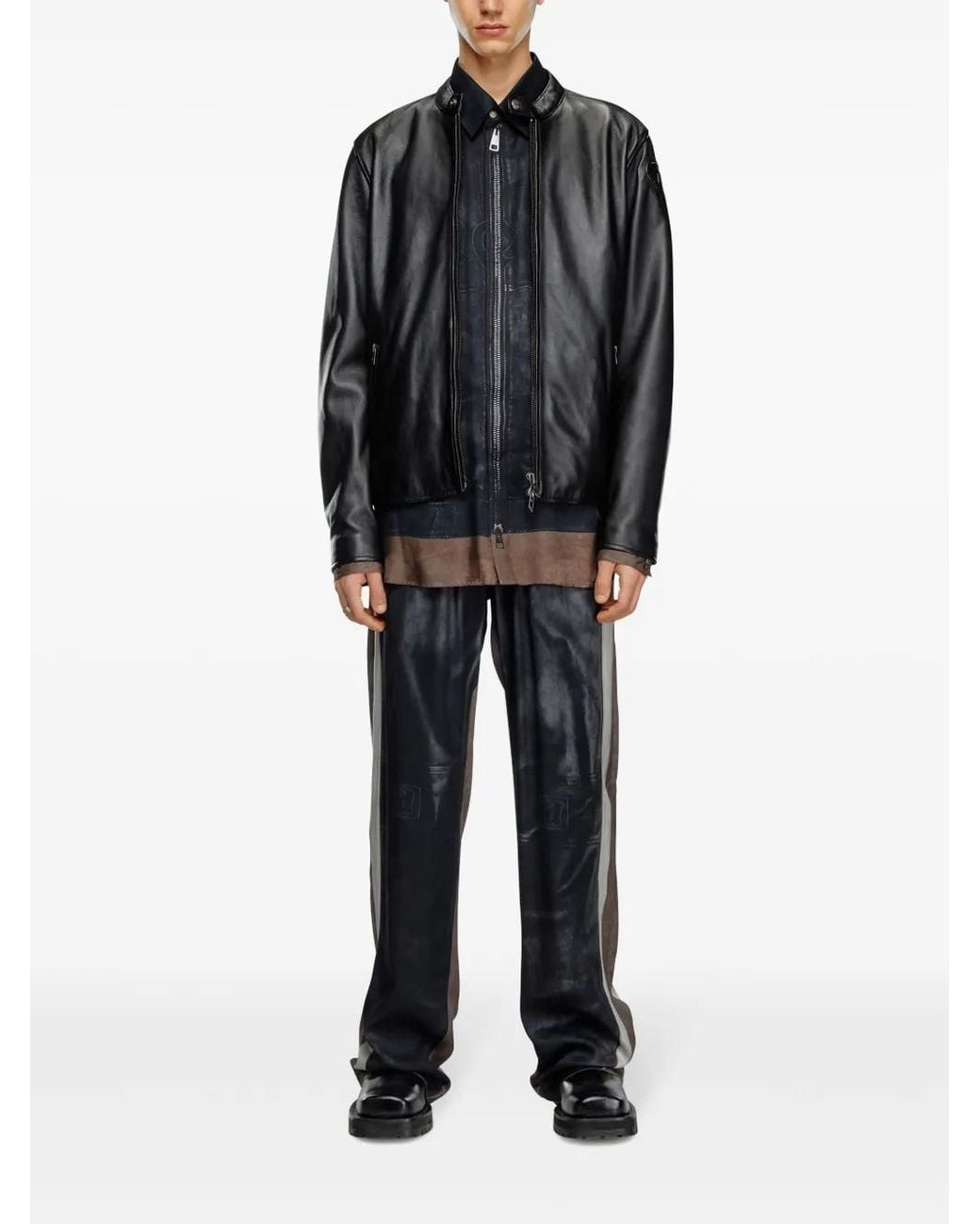 DIESEL Blue Jackets for men
