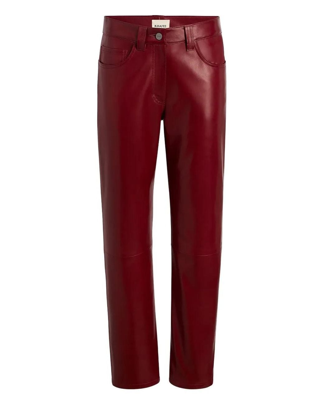 Khaite Red Callum Trousers