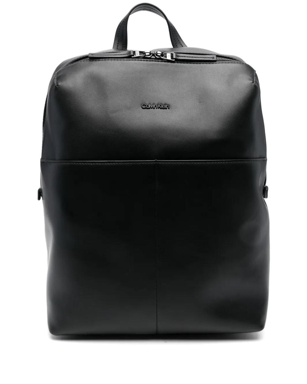 Calvin Klein Black Square Backpack for men