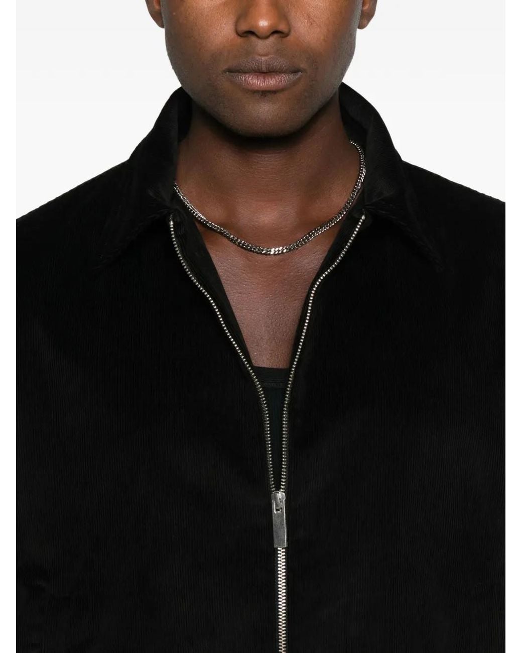MEDEA Black Zip-Up Bomber Jacket