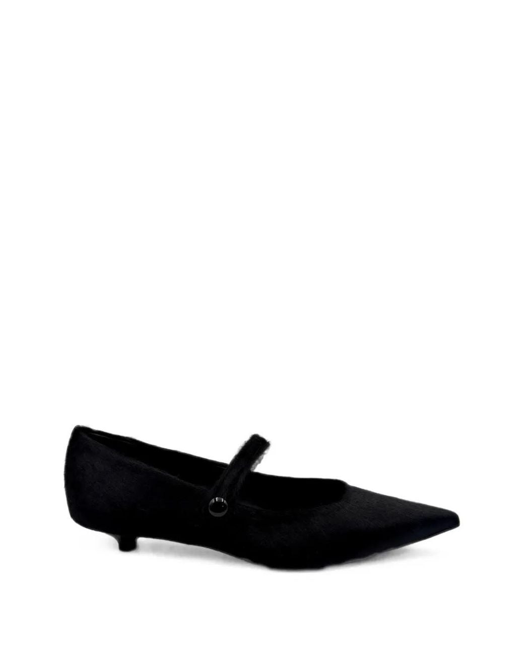 Guglielmo Rotta Black Escarpins Mary Jane À Bout Pointu