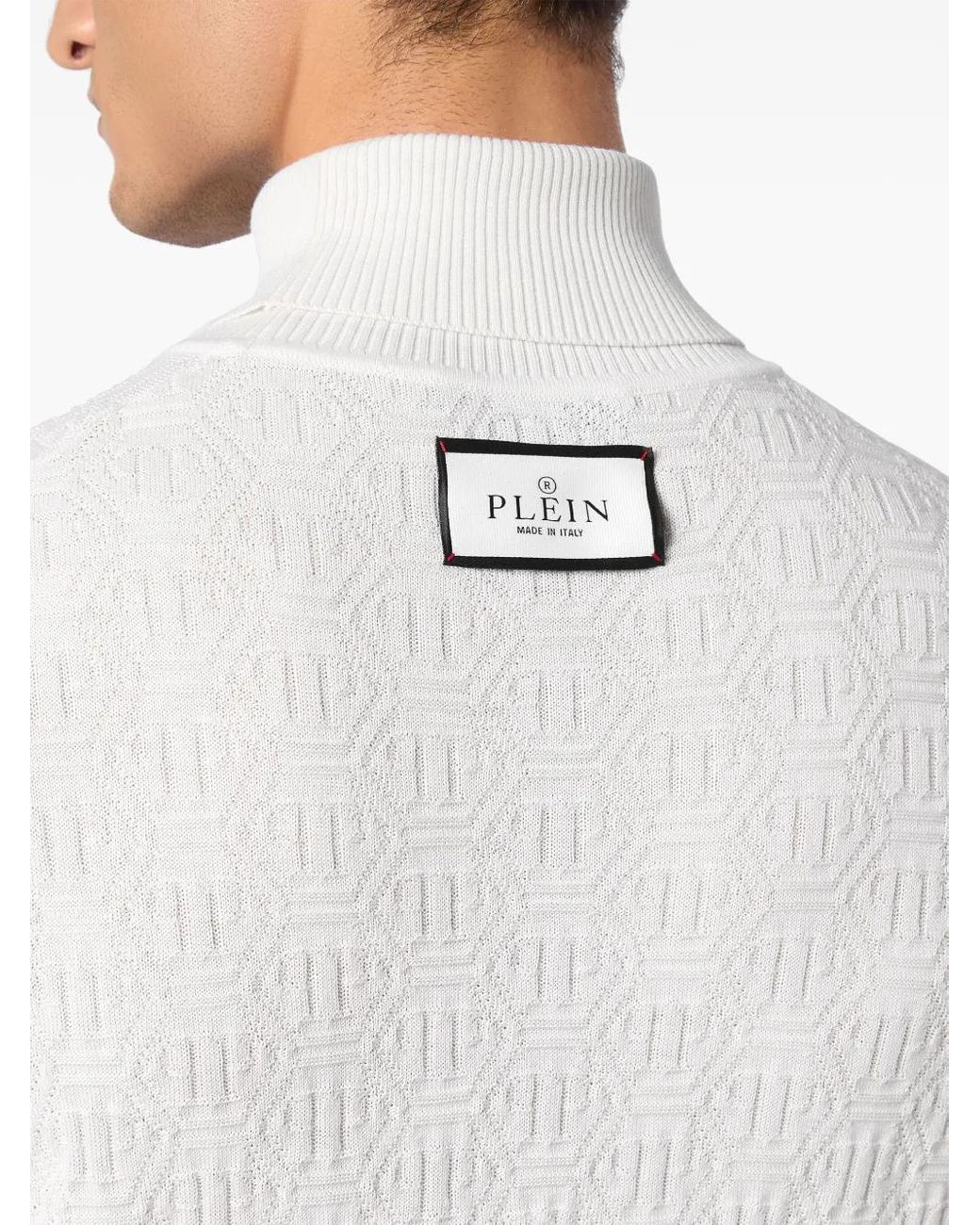 Sudadera Con Monograma Philipp Plein de hombre de color White