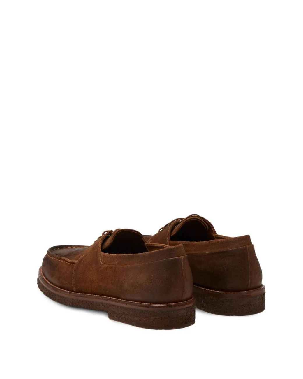 Marsèll Brown Moccar Boat Shoes for men