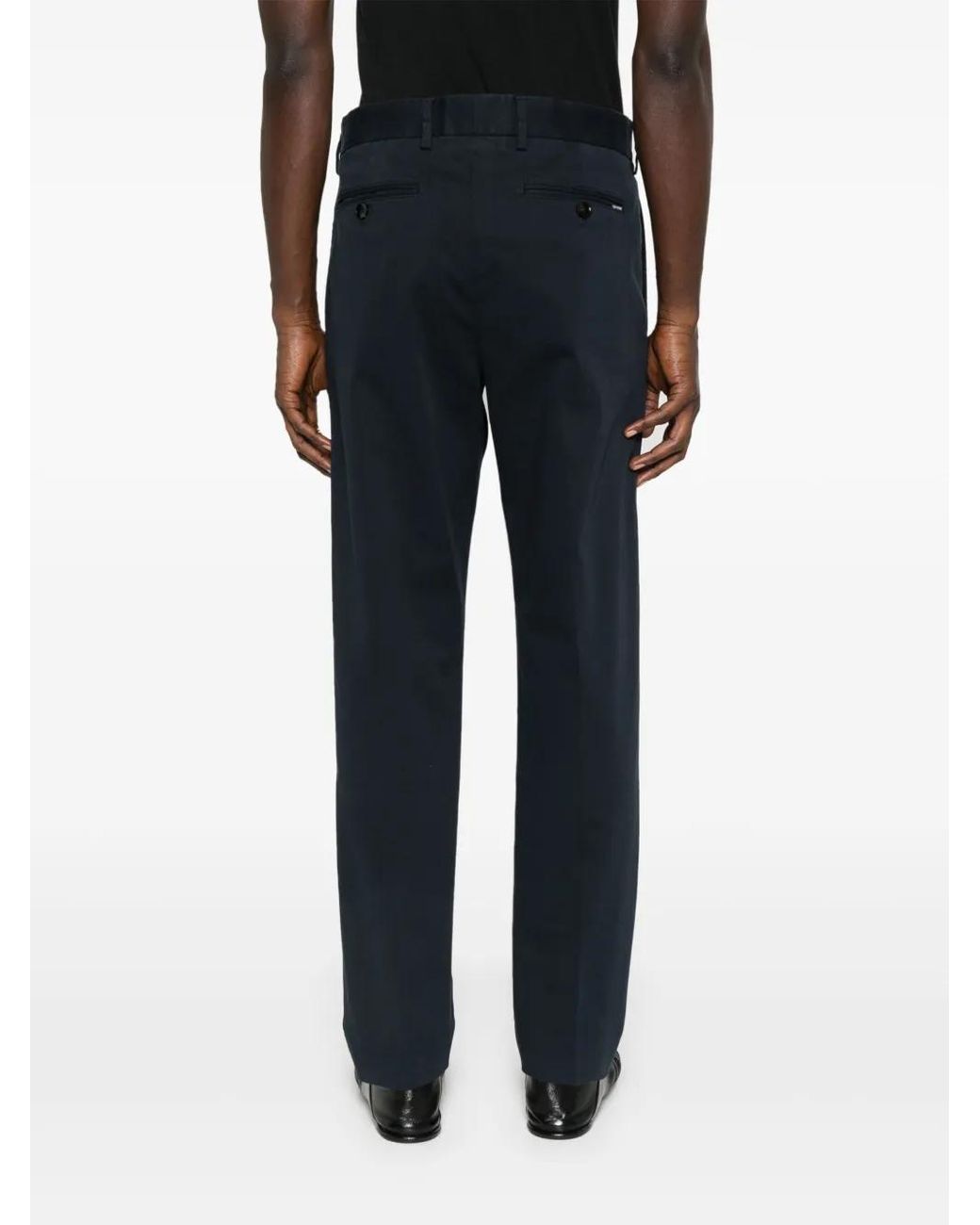 Tom Ford Blue Cotton Trousers for men