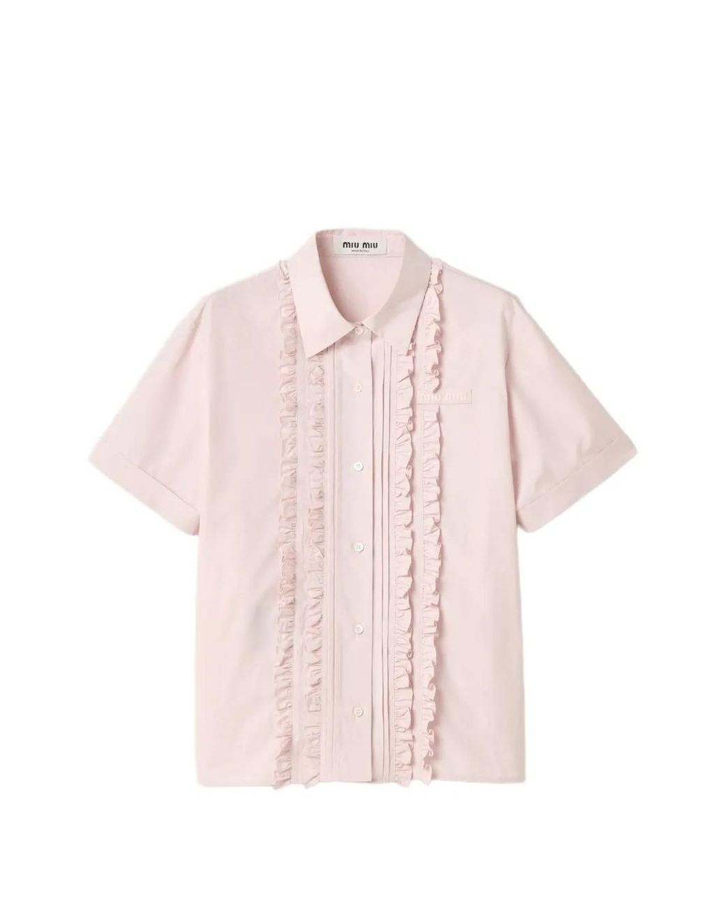 Miu Miu Pink Poplin Shirt