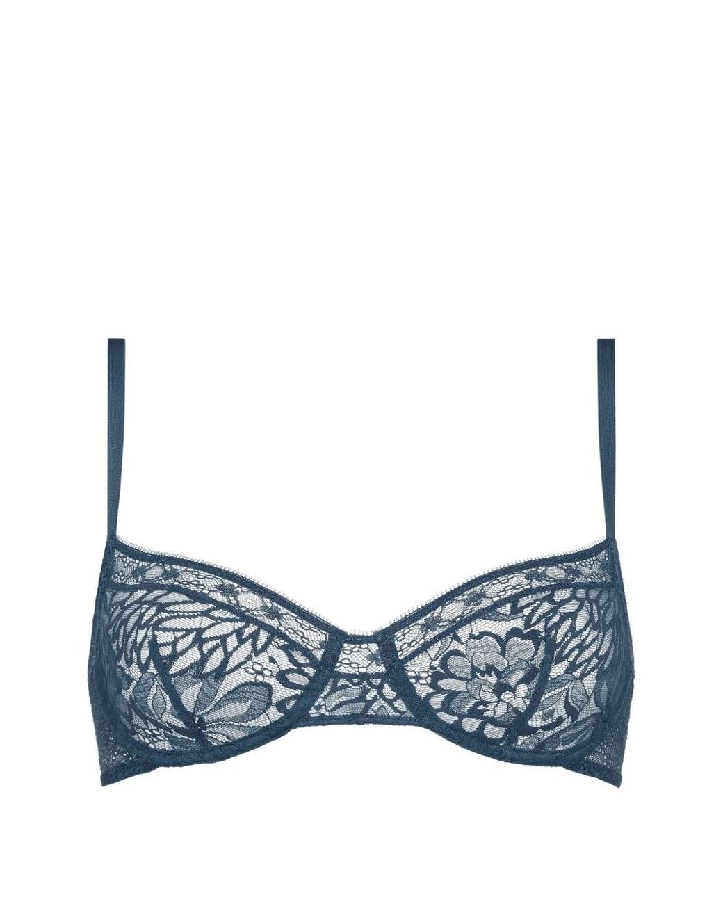 Eres Blue Majestueuse Demi-Cup Bra