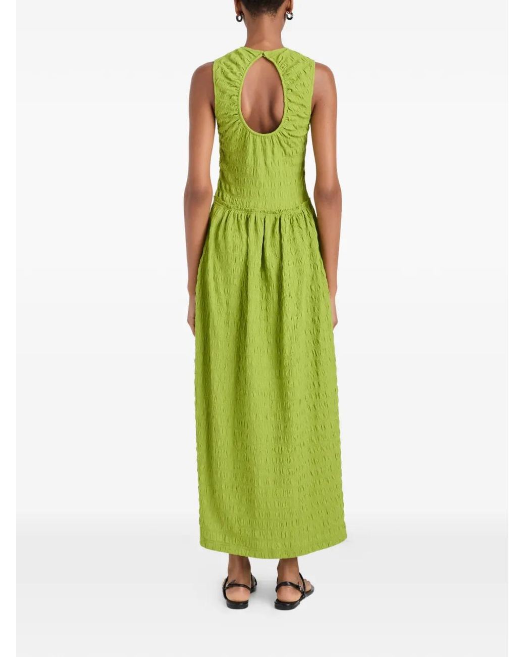 Proenza Schouler Green Zoira Dress