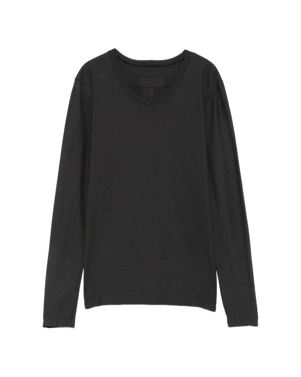 Private 0204 Black Long-Sleeve Top