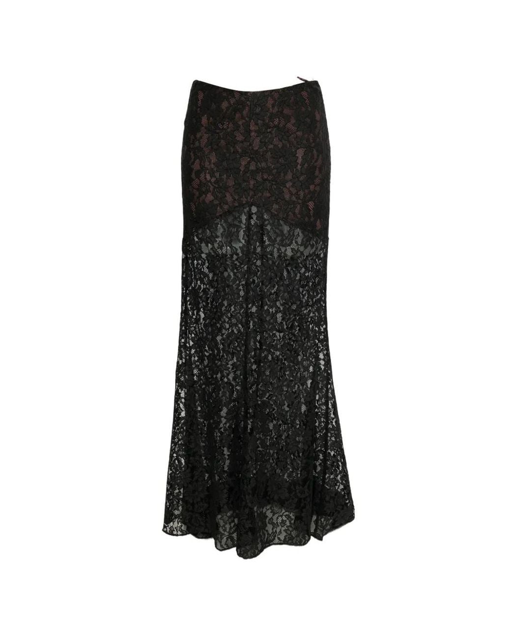 De La Vali Black Pasion Maxi Skirt
