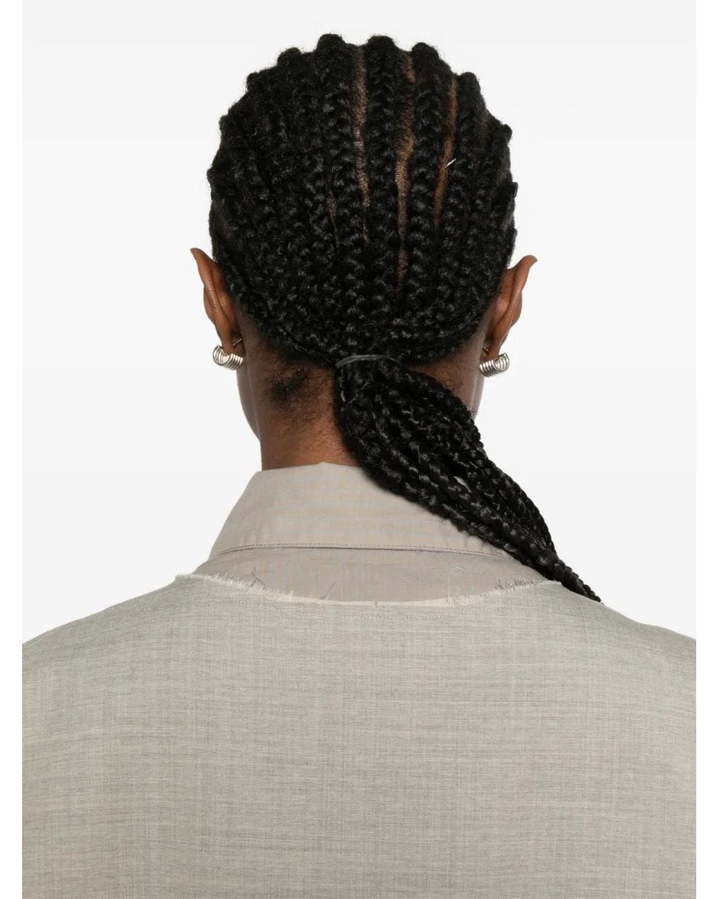 SONIA CARRASCO Gray Raw-Hem Vest