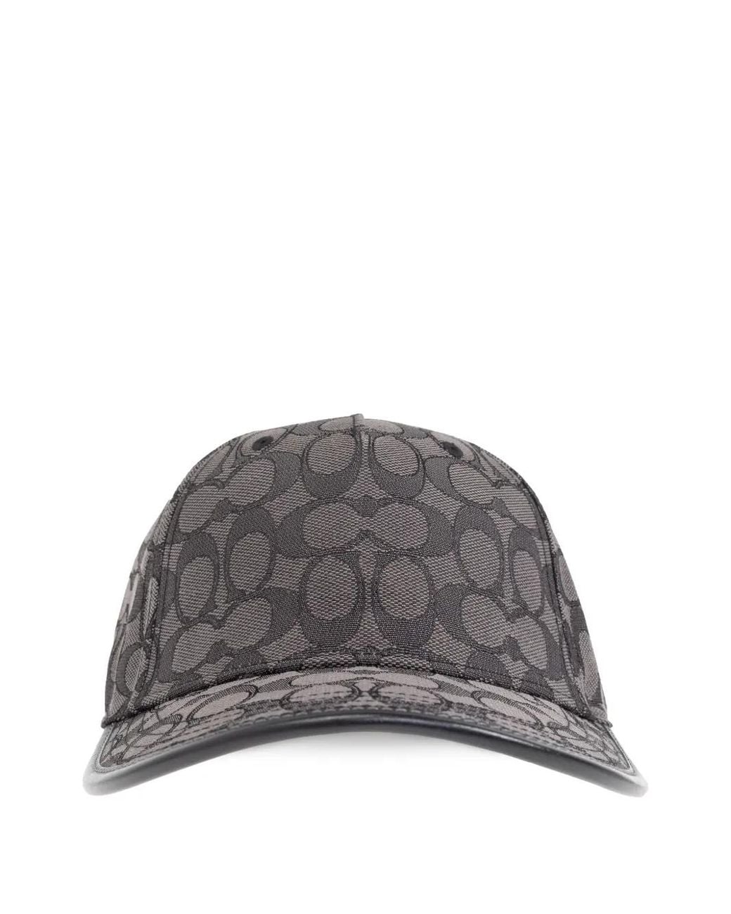 COACH グレー ロゴ キャップ　オールオーバー coach-Grey-All-Over-Logo-Print