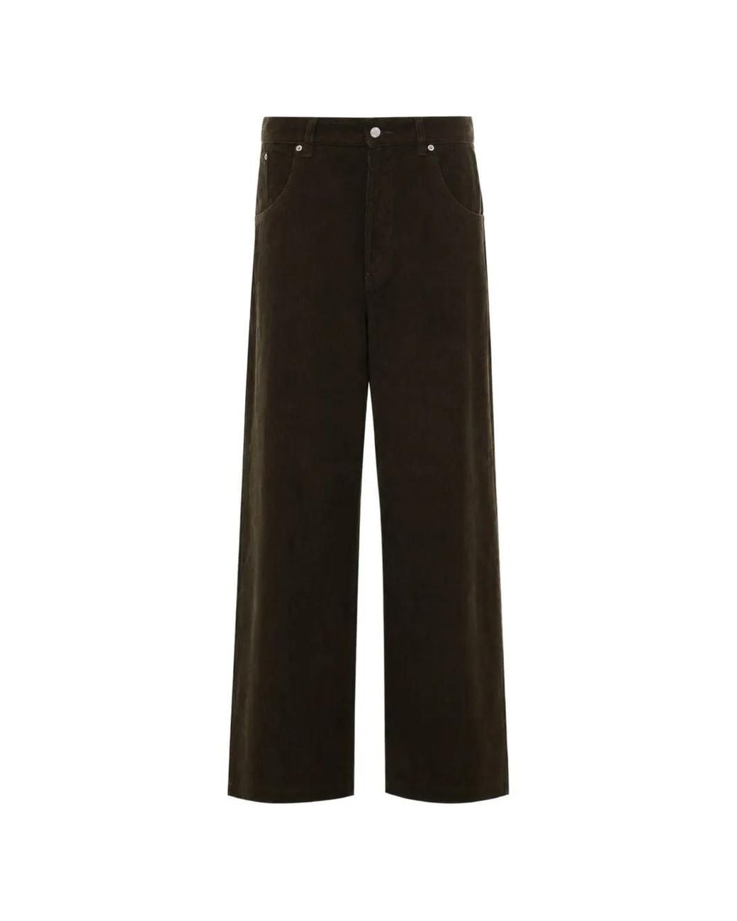 sunflower Black Wide-Leg Corduroy Trousers for men