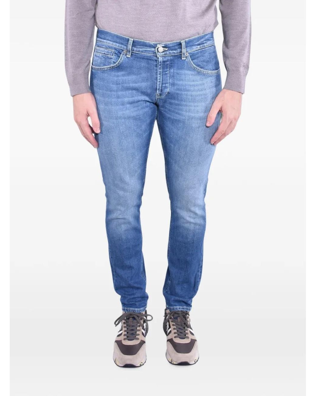 Dondup Blue George Skinny Jeans for men