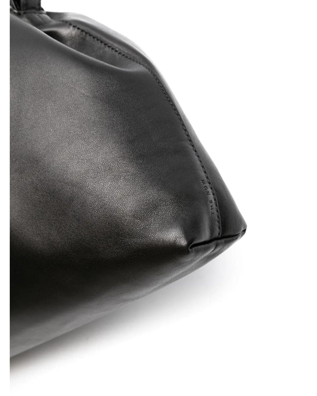 The Row Black Angy Leather Crossbody Bag
