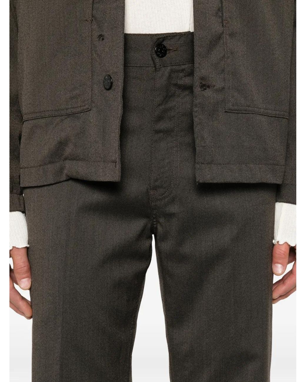 sunflower Gray Straight-Leg Trousers for men