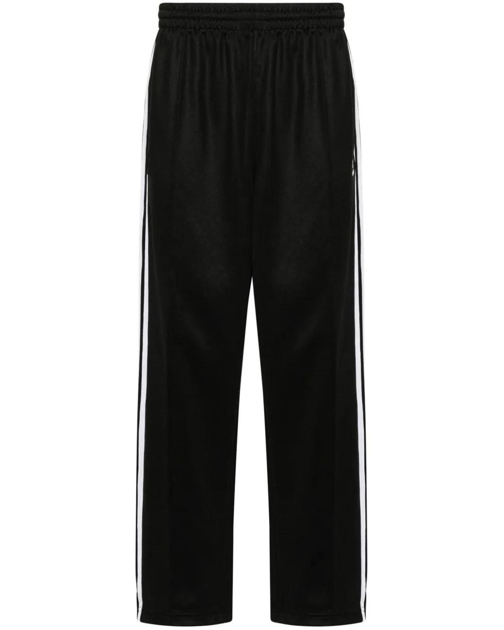 Adidas Black 3-Stripes Logo Track Pants