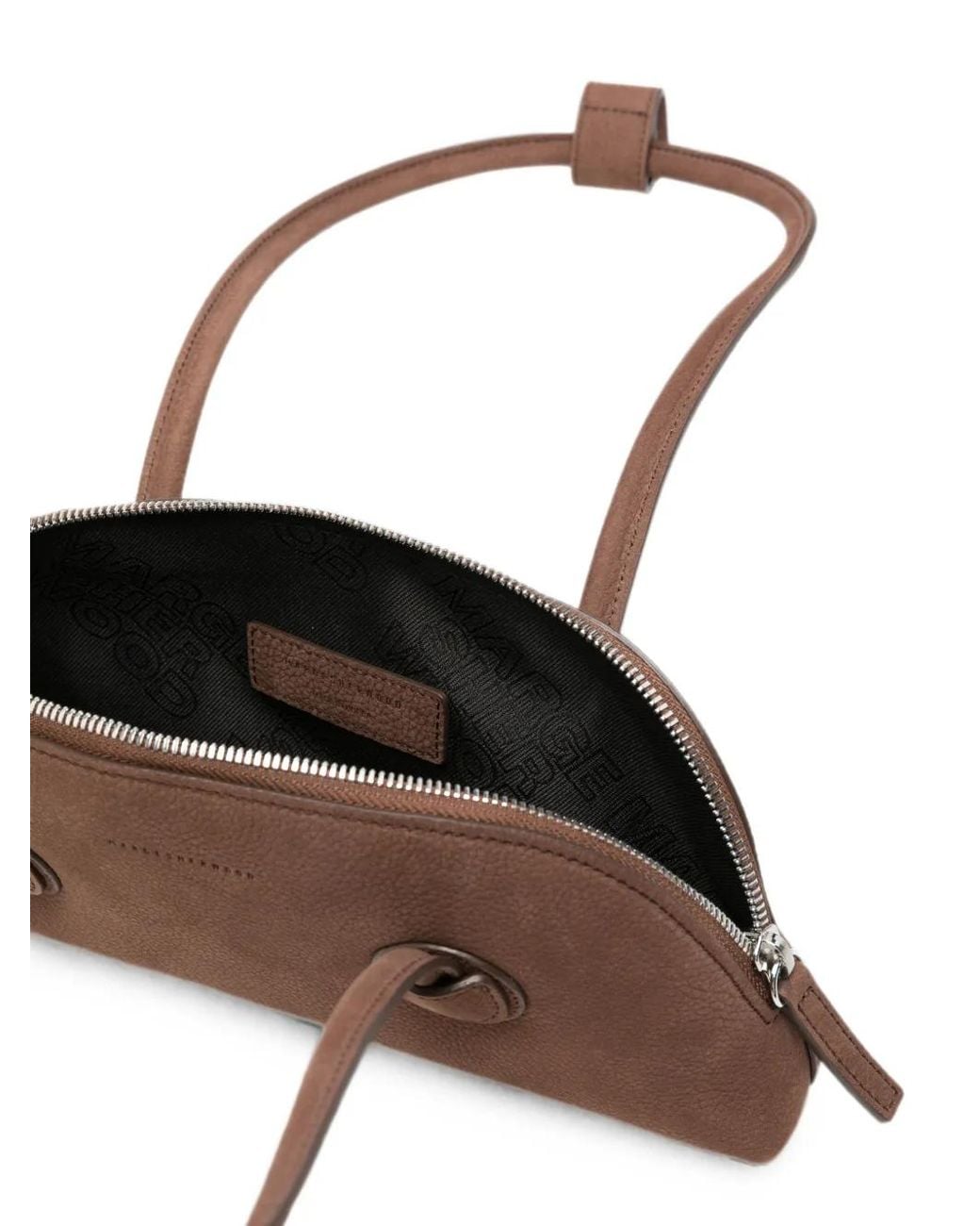 MARGE SHERWOOD Brown Bessette Leather Shoulder Bag