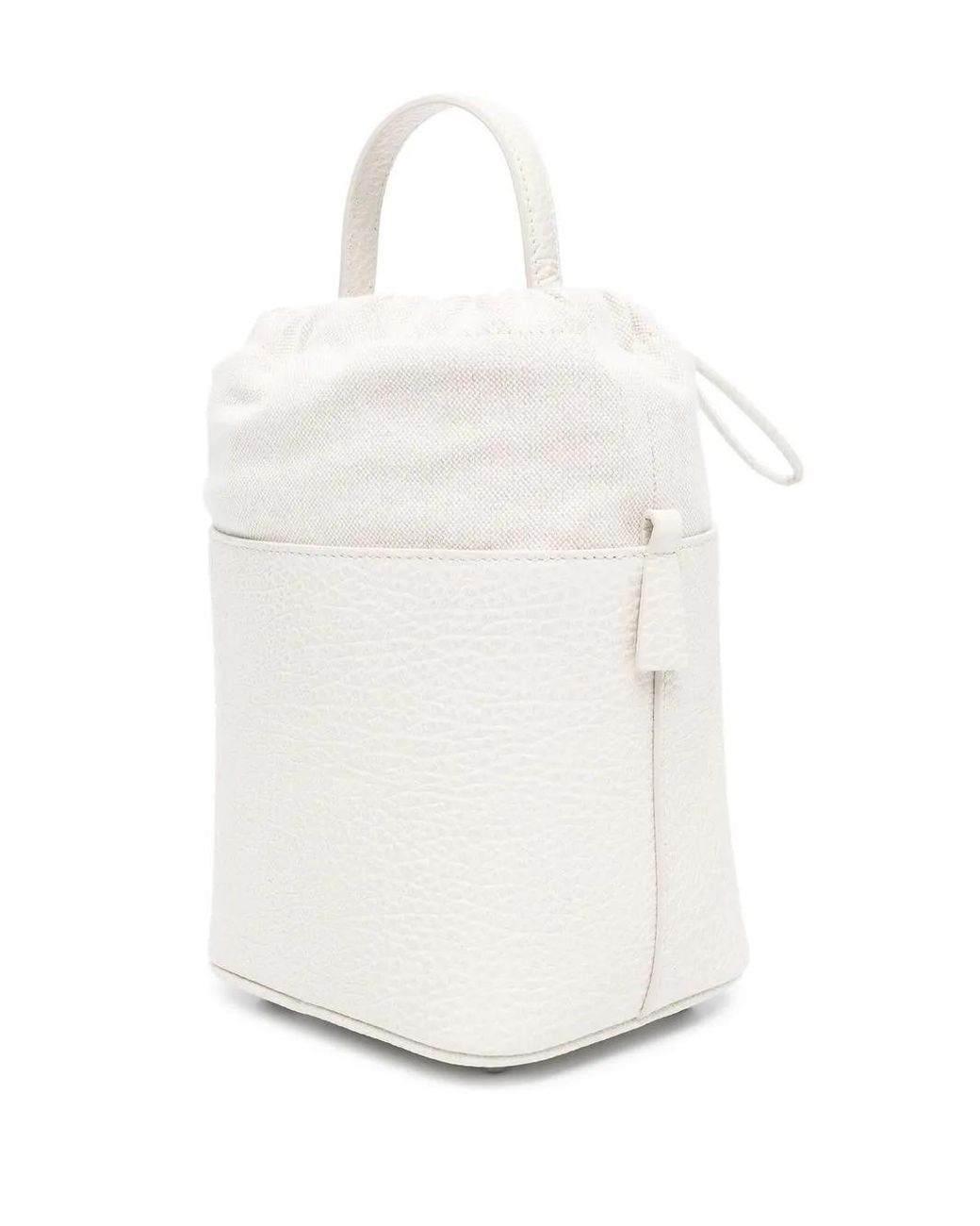 Maison Margiela White 5Ac Small Bucket Bag