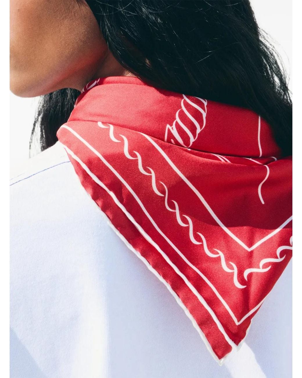 Écharpe Ancre Jacquemus en coloris Red
