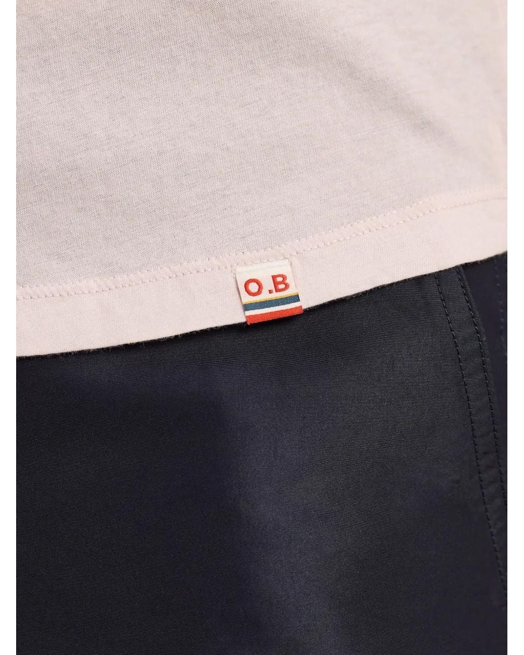 Orlebar Brown White Ob-T Cotton T-Shirt for men