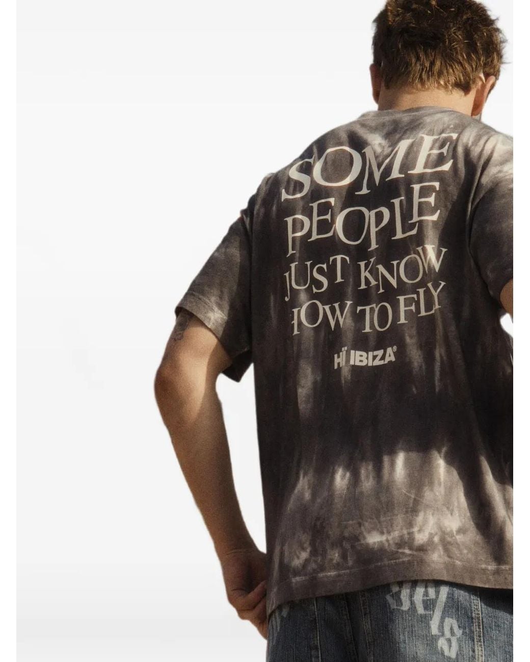Palm Angels Gray X Hï Ibiza Tie-Dye T-Shirt