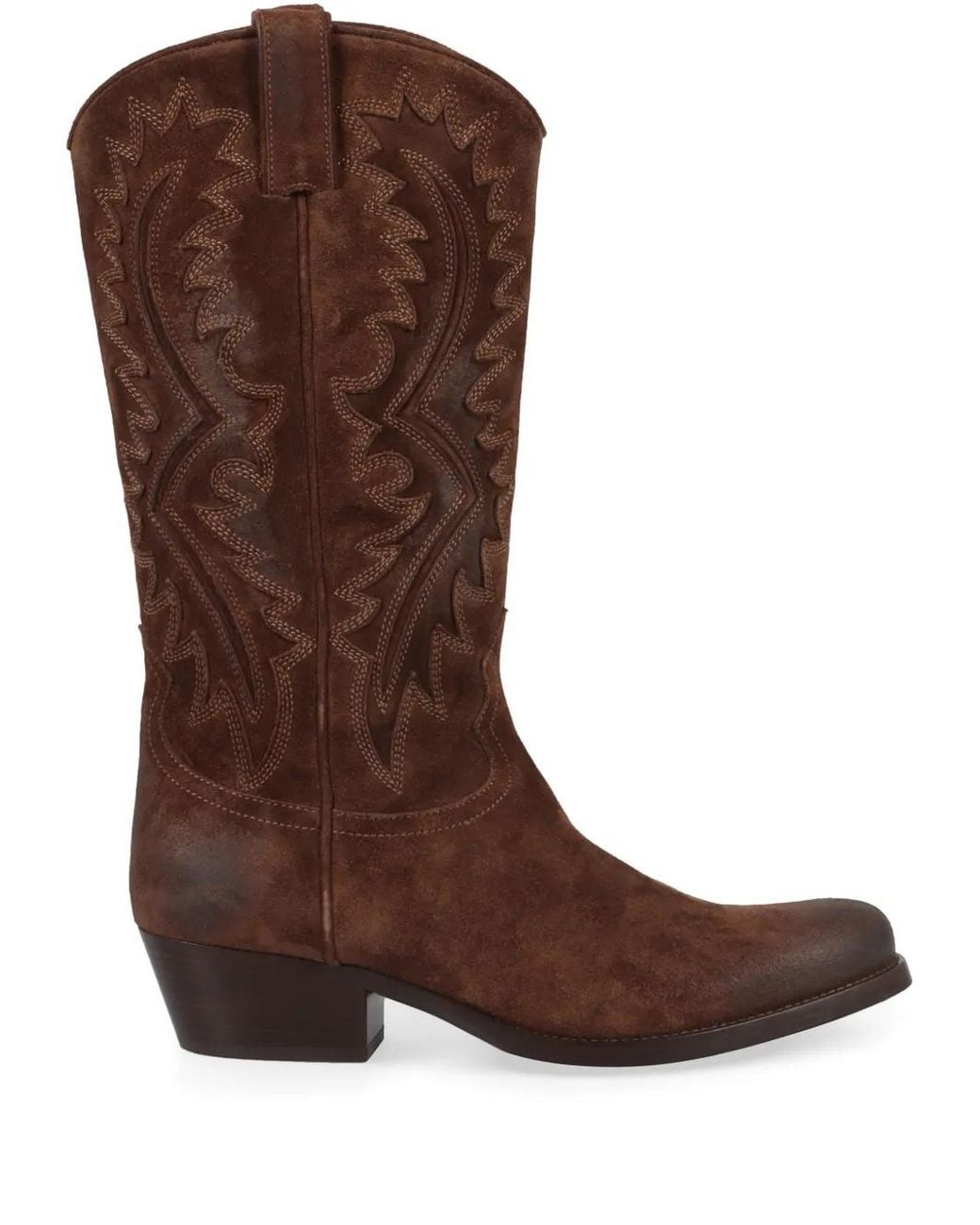 Sartore Brown Leather Boots