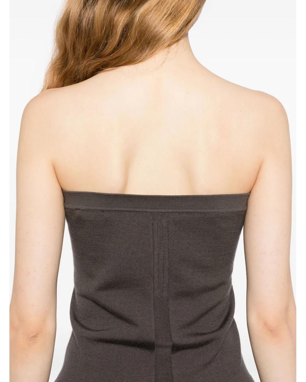 Rick Owens Black Concordians Runway Tube Top