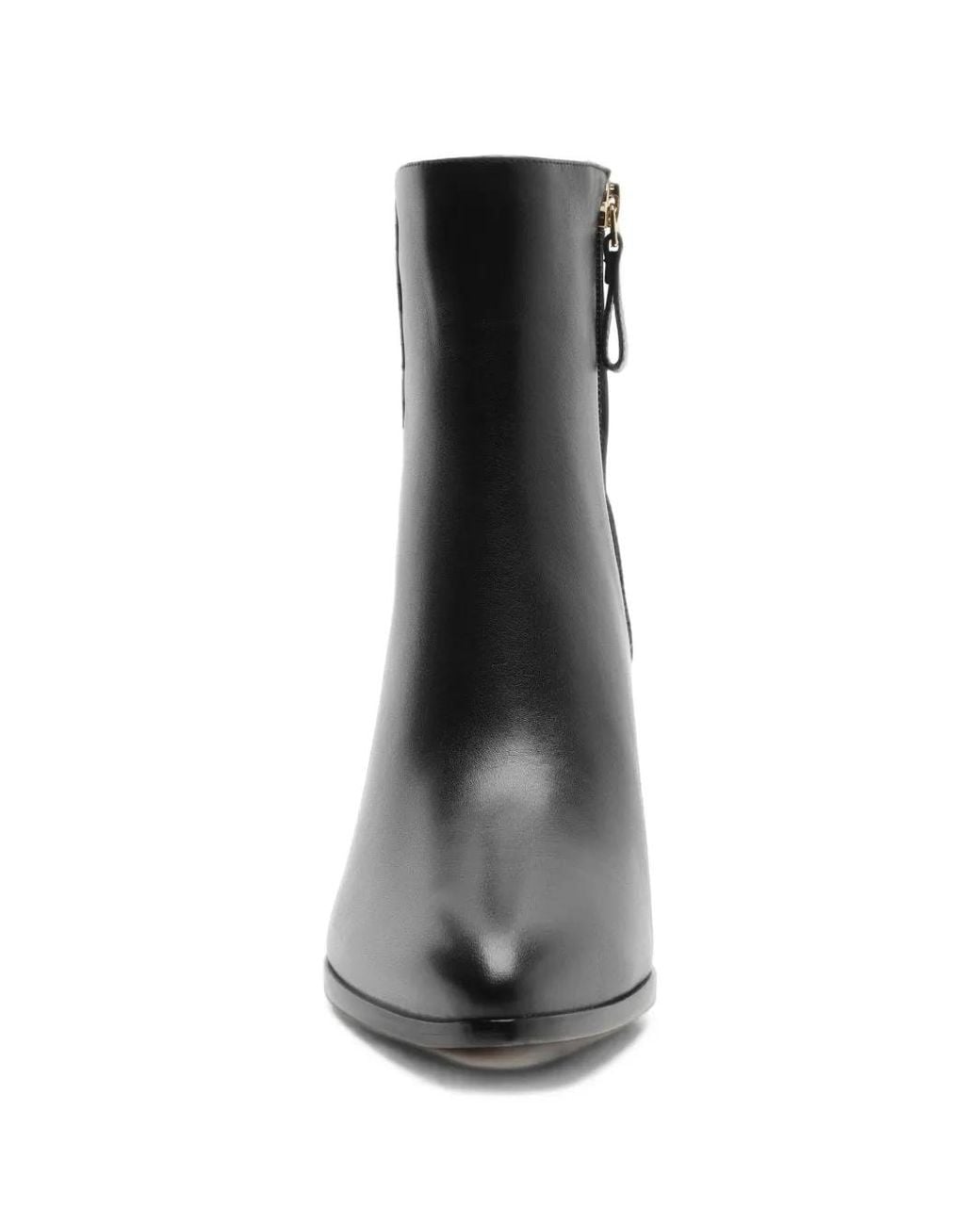 Alexandre Birman Black Jesse Whipstitch-Trim Ankle Boots