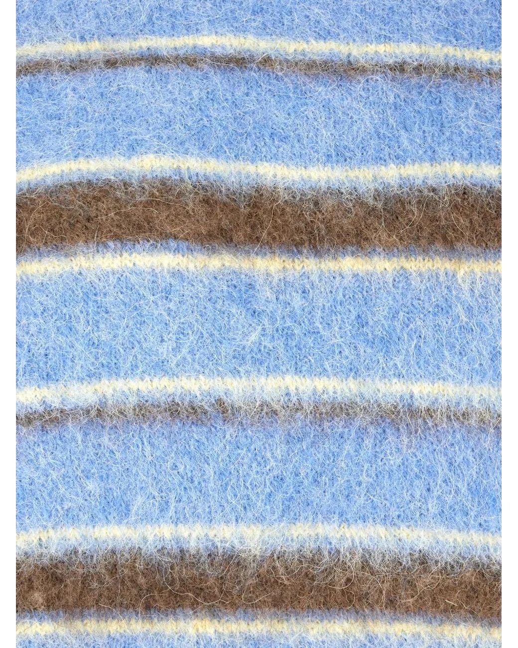 DUNST Blue Striped Knitted Sweater