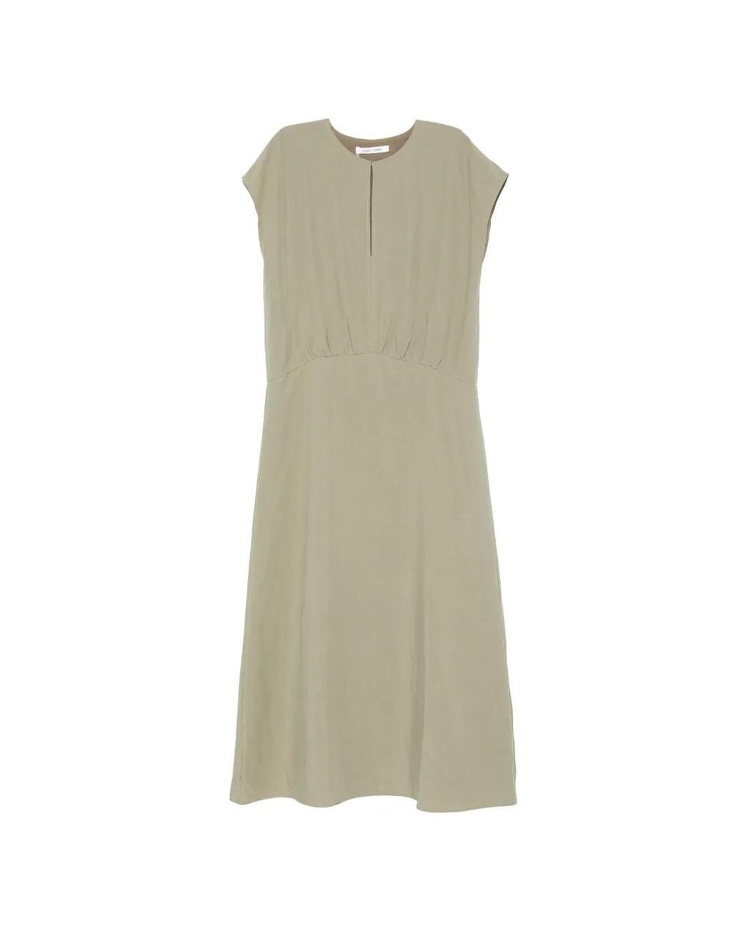 Samsøe & Samsøe Natural Robe Longue Sadaphne À Fronces