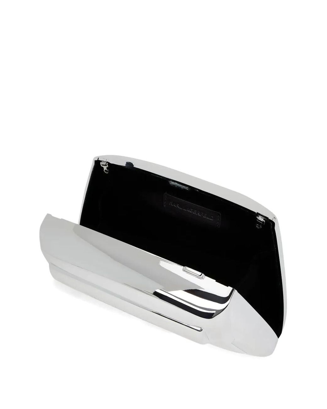 Karl Lagerfeld Gray Ikon K Clutch Bag