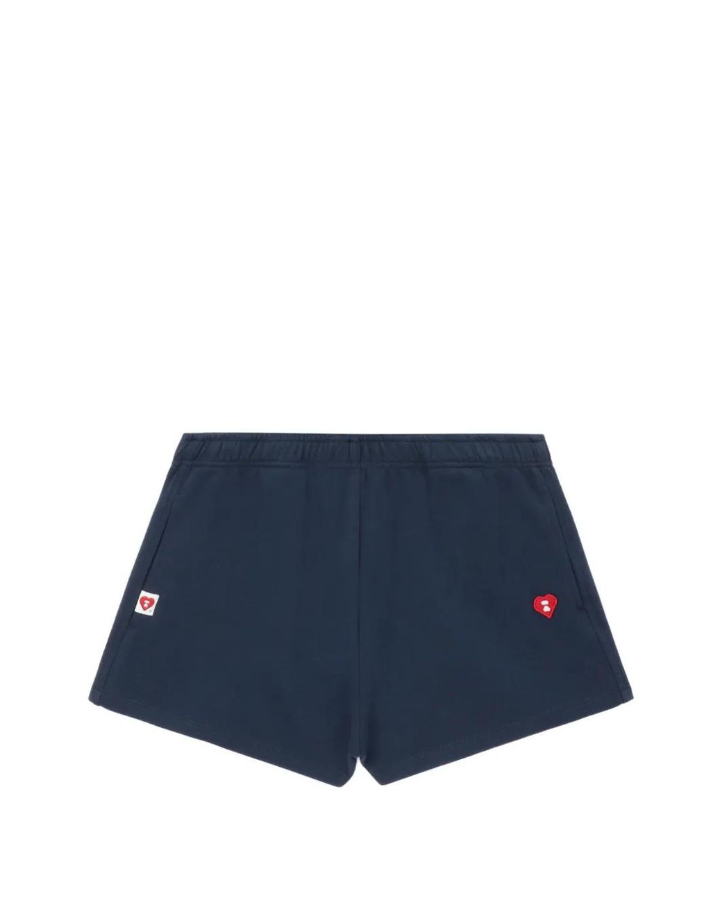 A Bathing Ape Blue Embroidered Drawstring Shorts