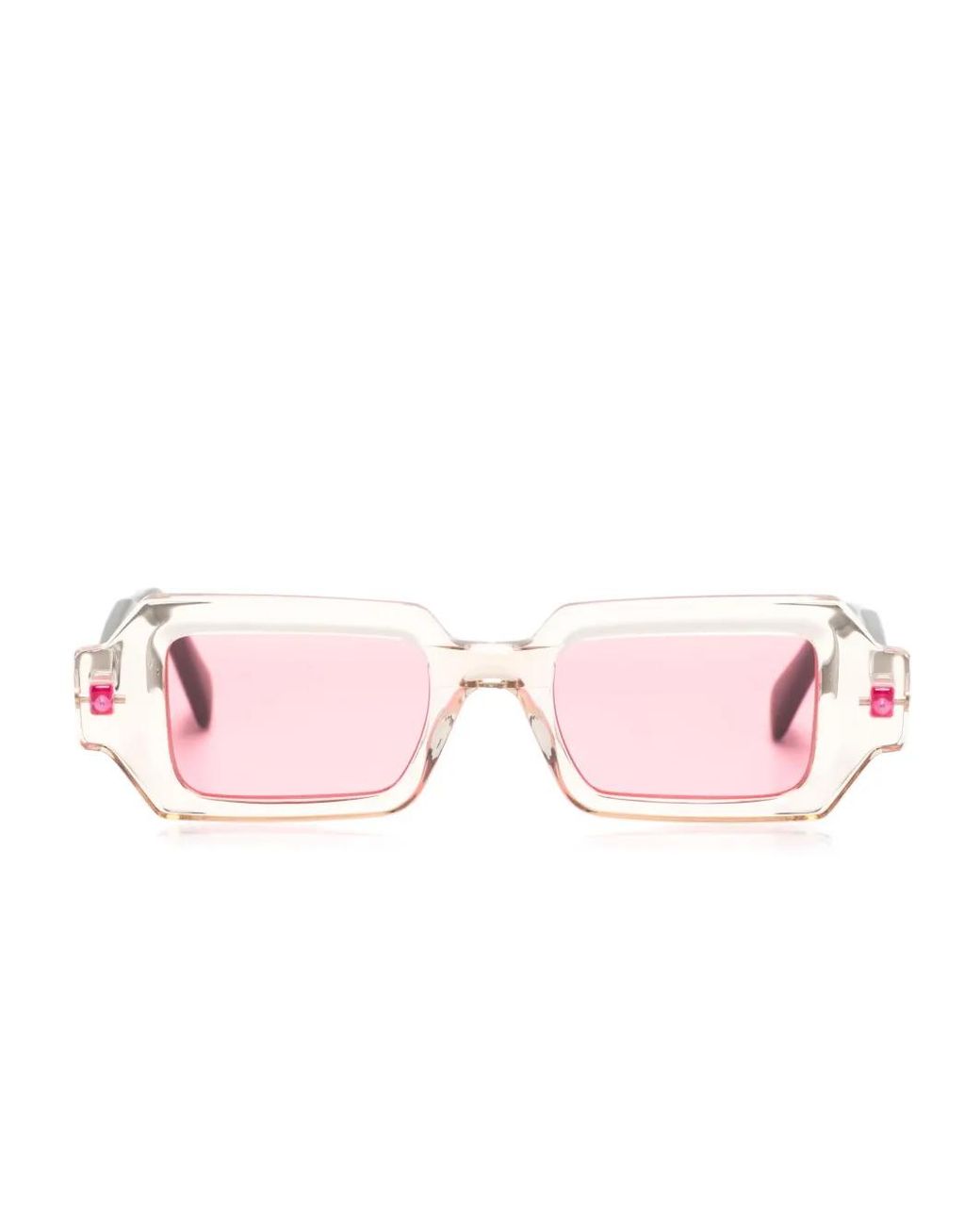 Kuboraum Pink Q9 Rectangle-Frame Sunglasses