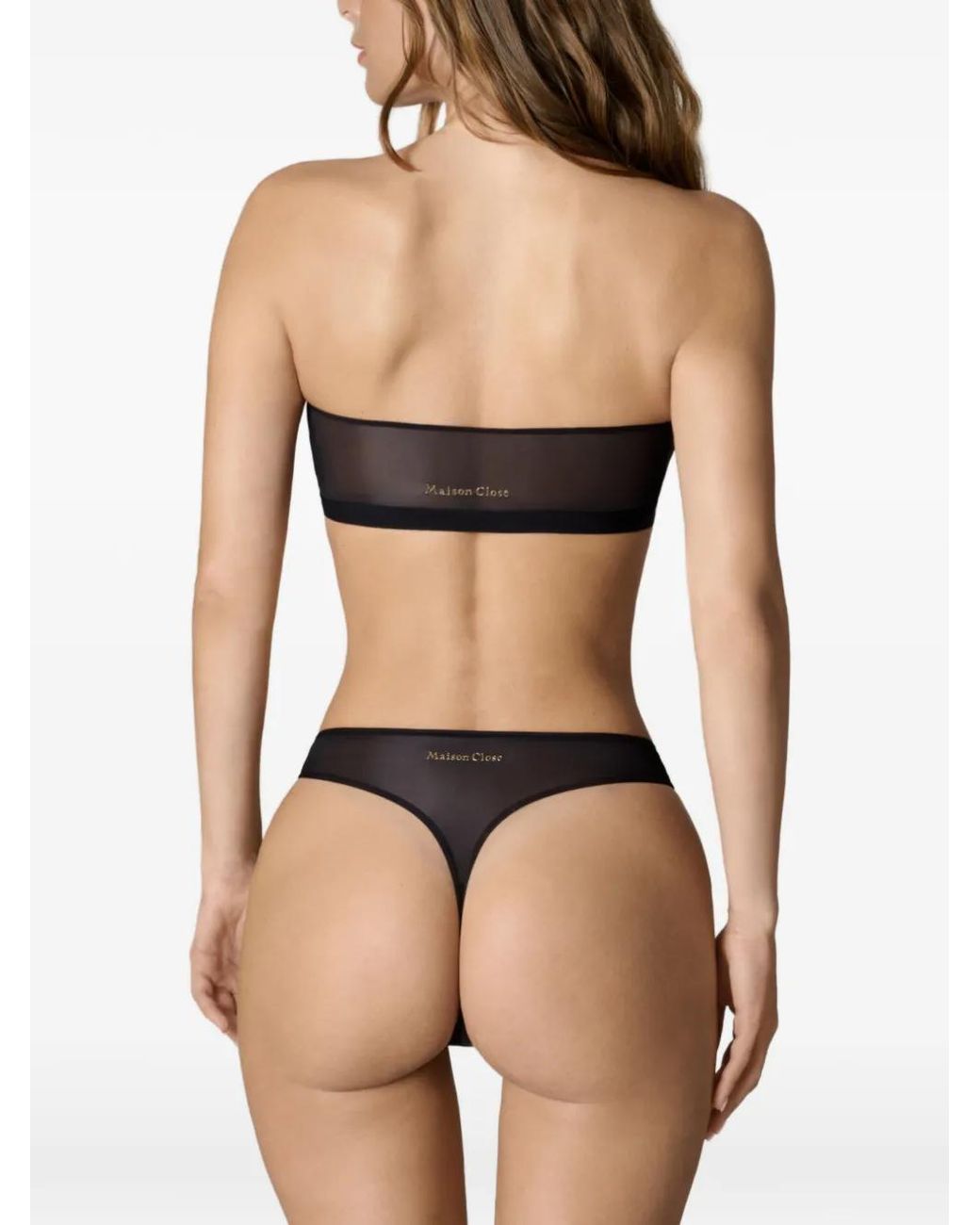 Maison Close Gray Double Sens Bandeau Bra