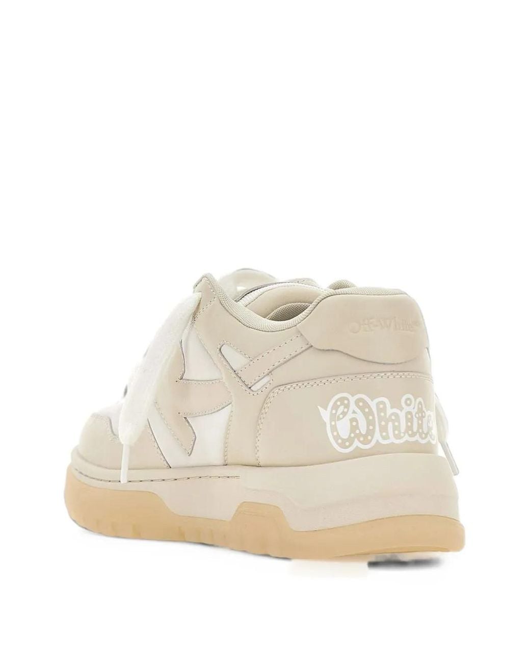 Off-White c/o Virgil Abloh White Out Of Office Chunky Varsity Sneakers