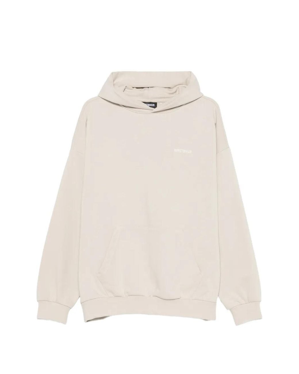 WRSTBHVR White Hako V2 Logo-Print Pouch-Pocket Hoodie