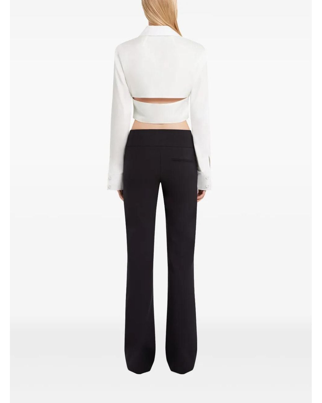 Camisa Corta Courreges de color White